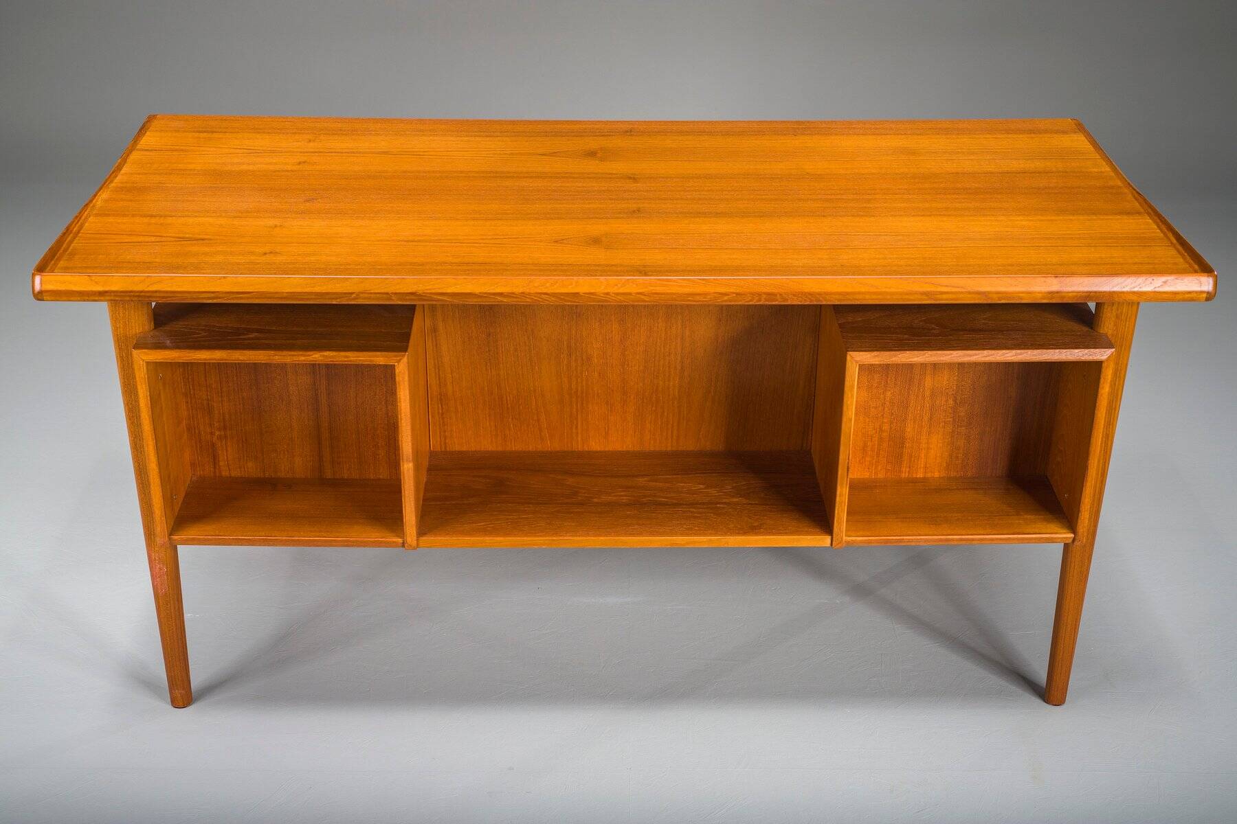 Danish teak desk by Peter Lovig Nielsen for Hedensted Mobelfabrik, 1974