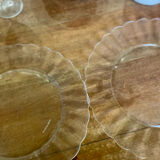 Pair of Dishes Plates Duralex model Marguerite vintage