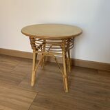 Rattan coffee table