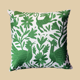 Hand-embroidered cushion