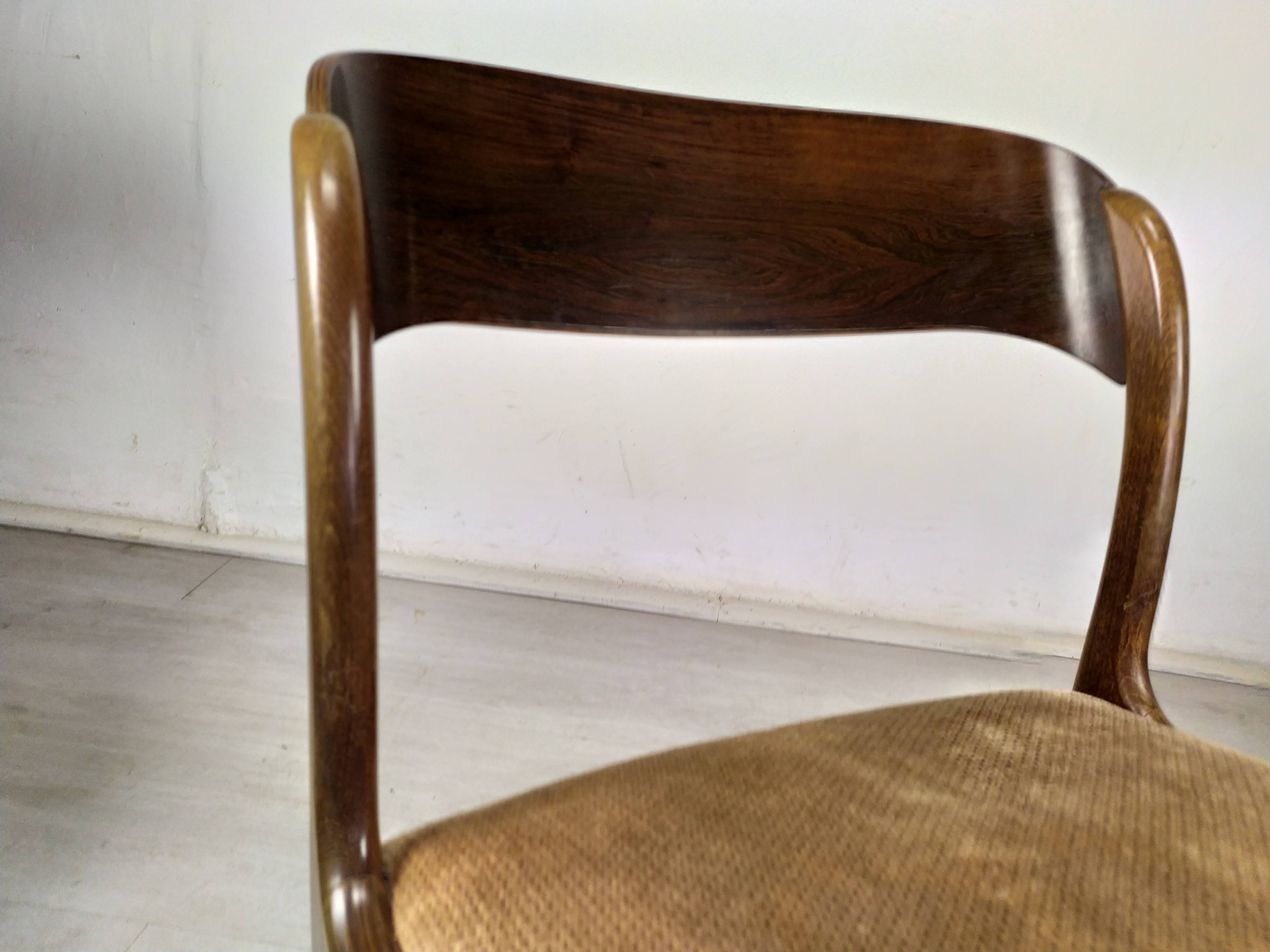 4 baumann sleigh chairs