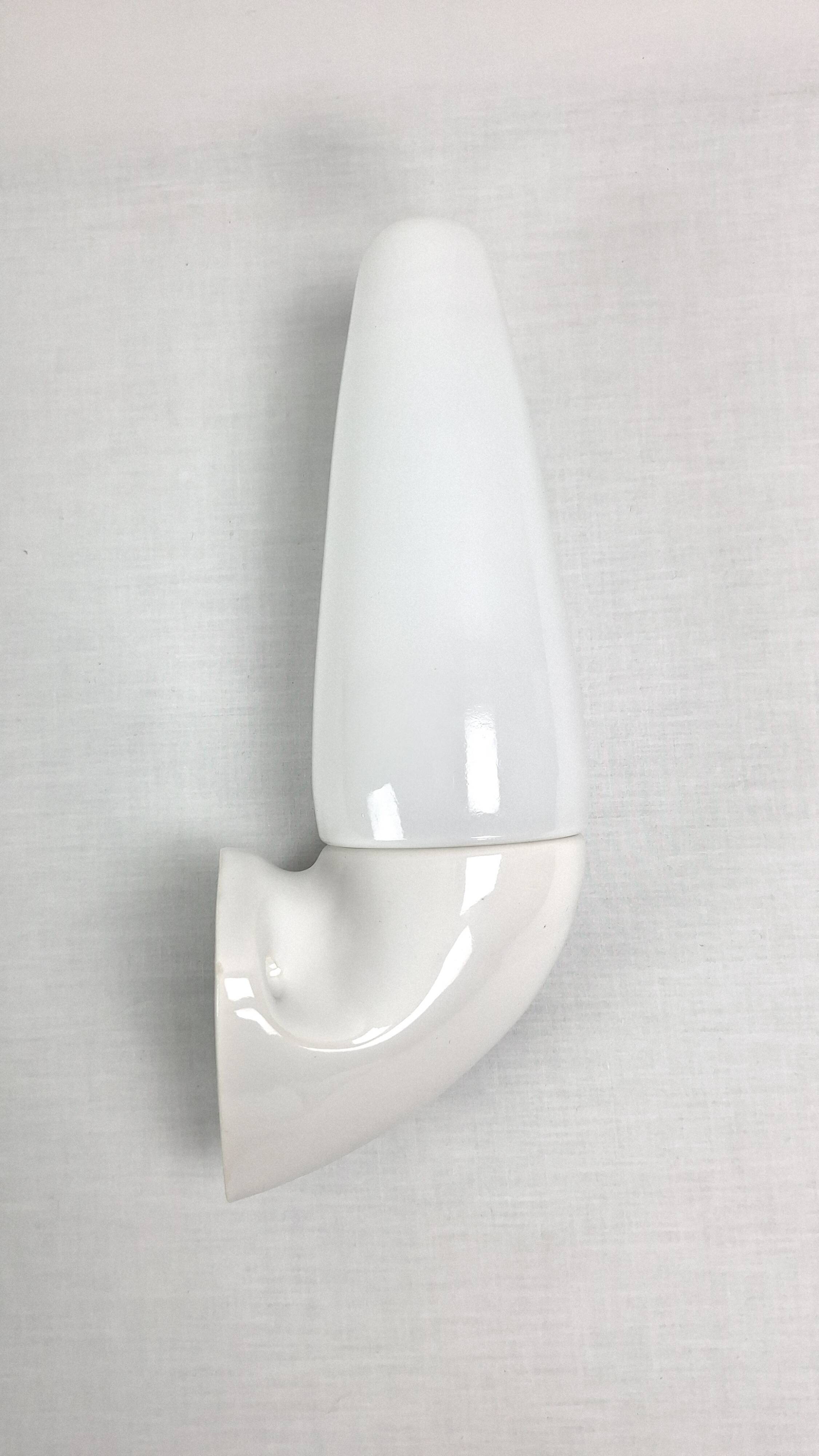 Pair of Art Deco ceramic wall lights by S.Bernadotte
