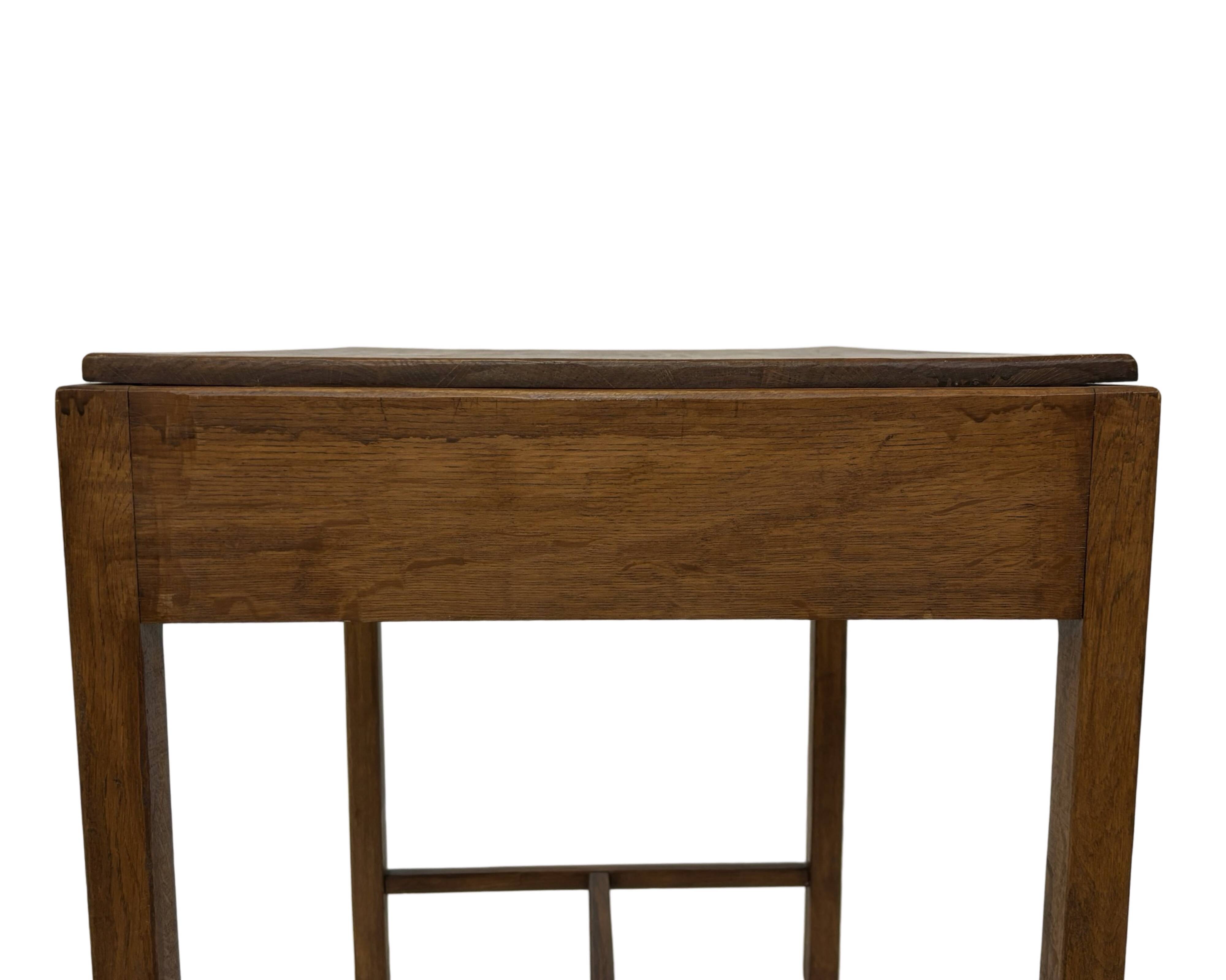 Art Deco Amsterdam School side table minimalist Design