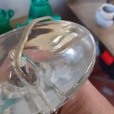 1930 art deco lamp in chiseled glass