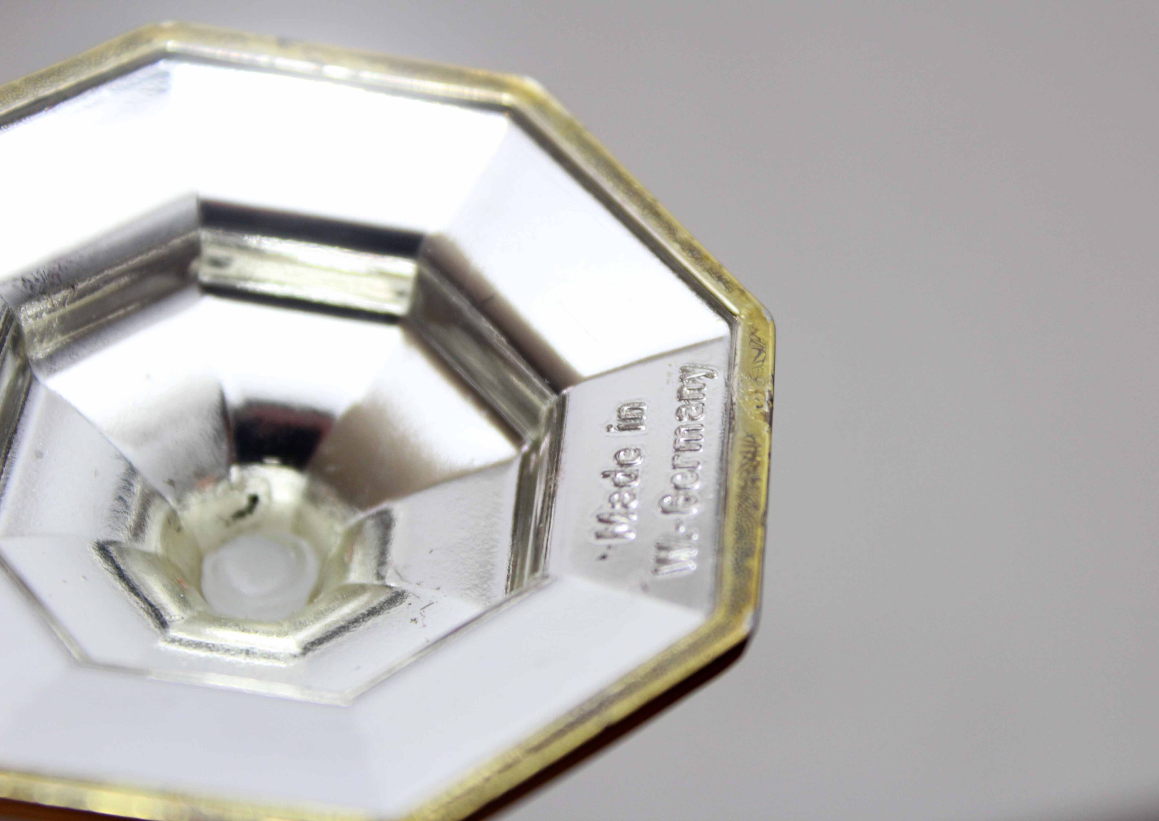 BMF silver metal soliflore vase