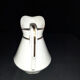 Porcelain sweetener and milk jug with cipher