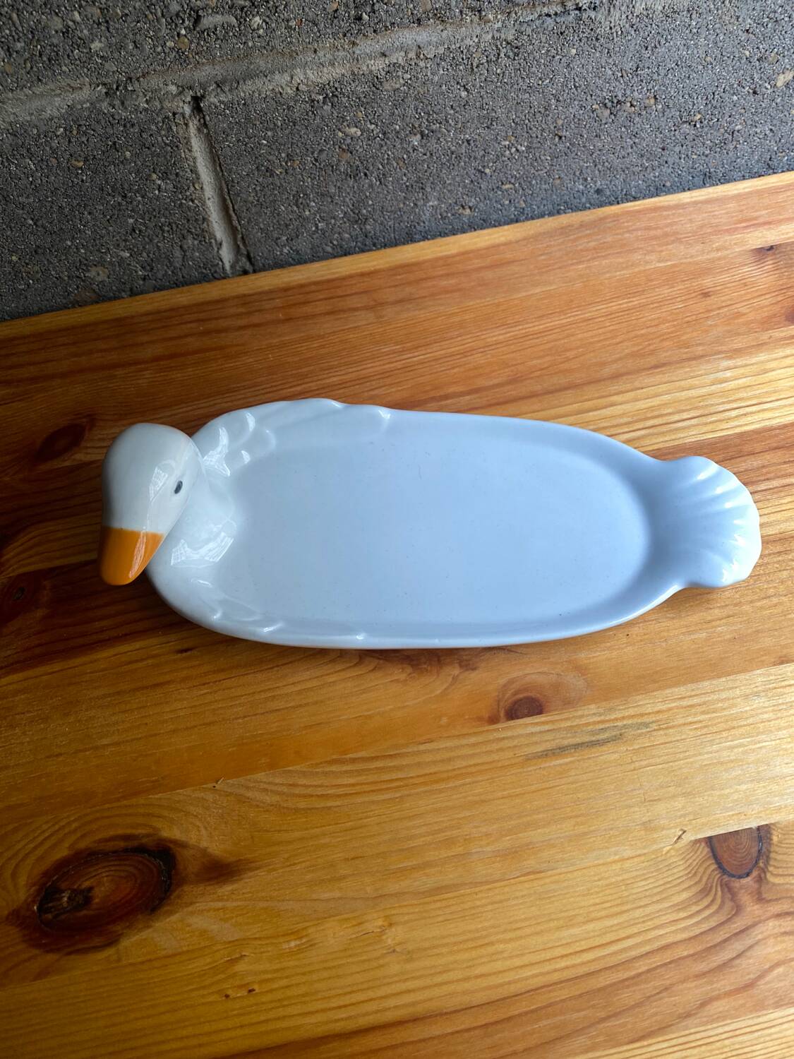 Duck butter dish