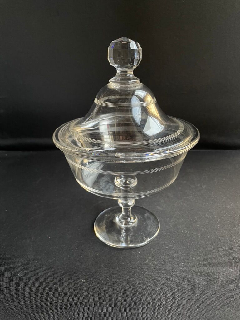 Compotier baccarat engraving nets