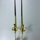 Pair of Wall Candle holder Skultuna Sweden 1970 Pierre Forsell 1607 vintage