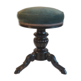 Tabouret de piano Napoléon III - tripode, pieds biches