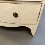 Commode antique peinte