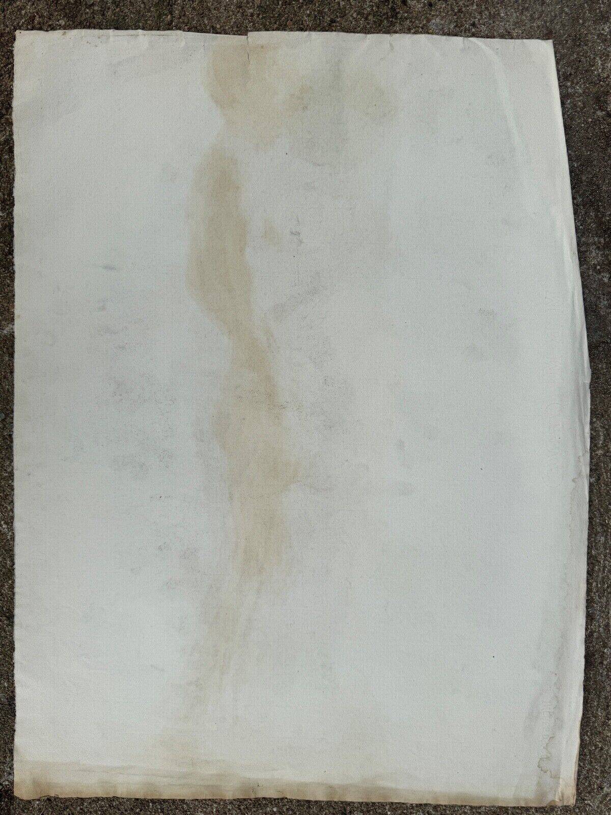 Academic Nude in Antique by Berger dit Lheureux Biloul charcoal 20th century