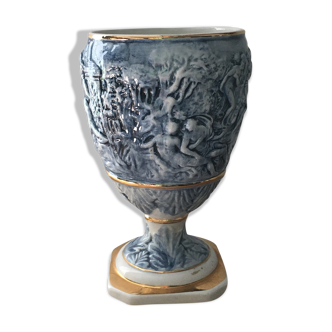 Medici style vase with relief decoration