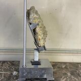 Table lamp, metal and quartz