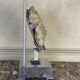Lampe de table, métal et quartz