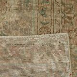 1980s 303 cm x 377 cm beige wool carpet
