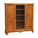 Glass bookcase in marquetry Maison Haentges Frères XIXth century