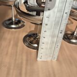 Set of 6 vintage Jean Couzon cups – 70s – 18/10 stainless steel