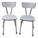 Set of 2 Formica chairs