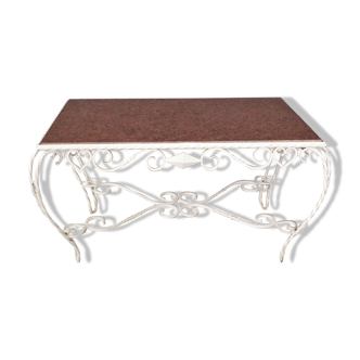 Vintage table by carrara carrara marmo and worn marma, 40s