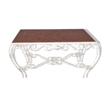 Vintage table by carrara carrara marmo and worn marma, 40s