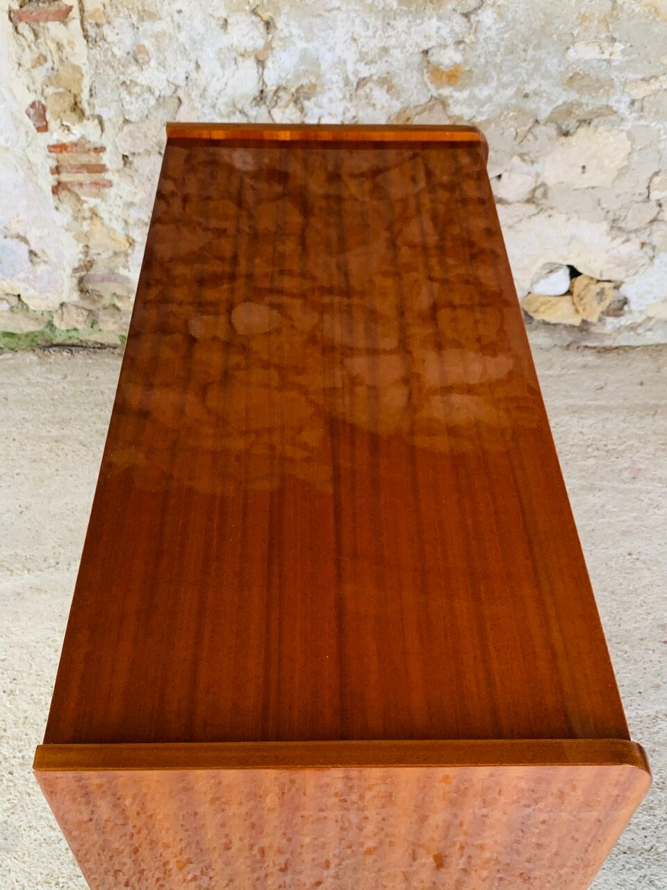 Vintage chest of drawers with 4 drawers by Capelle, circa 60's