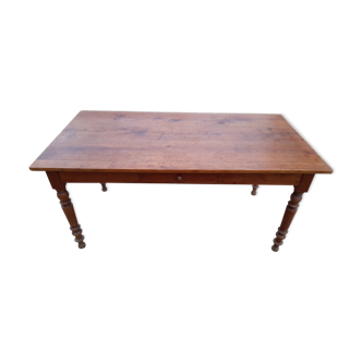 Old farm table in oak 1900