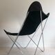 Fauteuil "Papillon"en acier chromé de Gavina Spa, Italie années 70