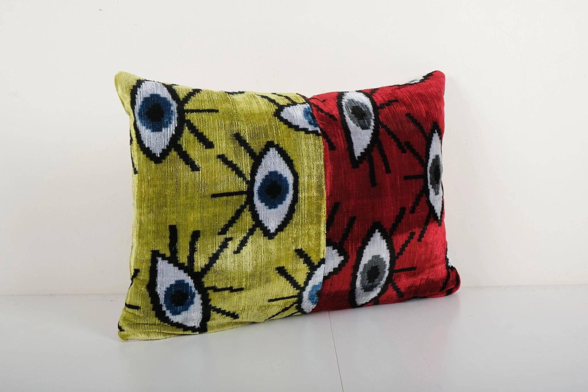 Housse de coussin velours vintage 41x56 cm