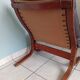 Fauteuil Ingmar Relling chauffeuses et Ottoman bois vintage scandinave