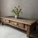 Low farmhouse table