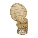 Fauteuil Emmanuelle en rotin