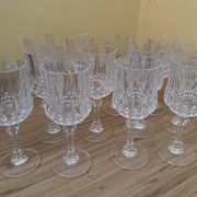 12 petits verres 12 cl "Lonchamp" Cristal d'Arques Vintage