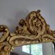 19th-century gilded wooden mirror