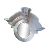 Mirror bull's eye in plaster