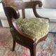 Restoration period armchair in solid walnut – France, circa 1820-1830