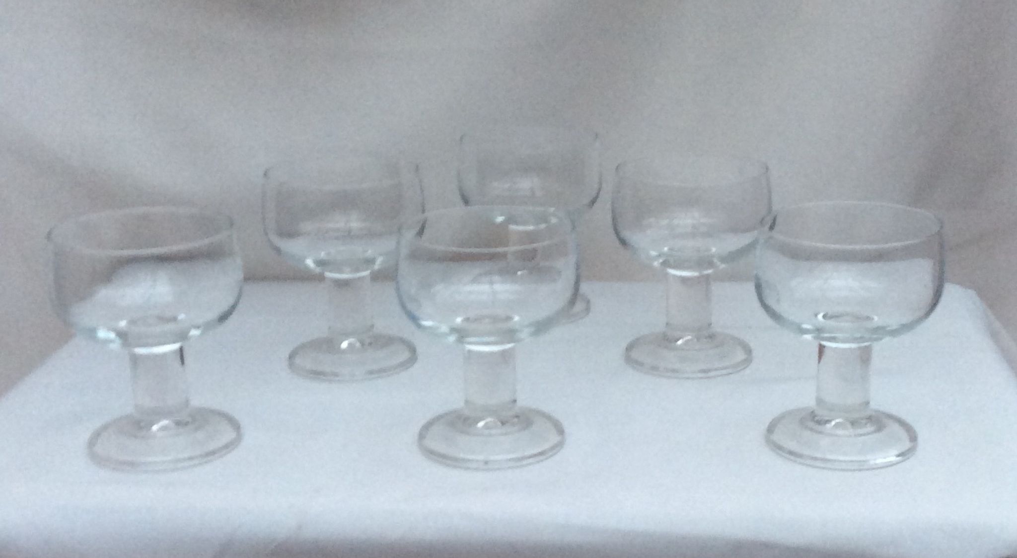 6 Codec brand wide-footed glasses in the 1960s