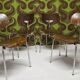 Set of four Se 68 chairs by Egon Eiermann for Wilde+Spieth.