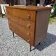 Vintage oak commode from the 1960s.