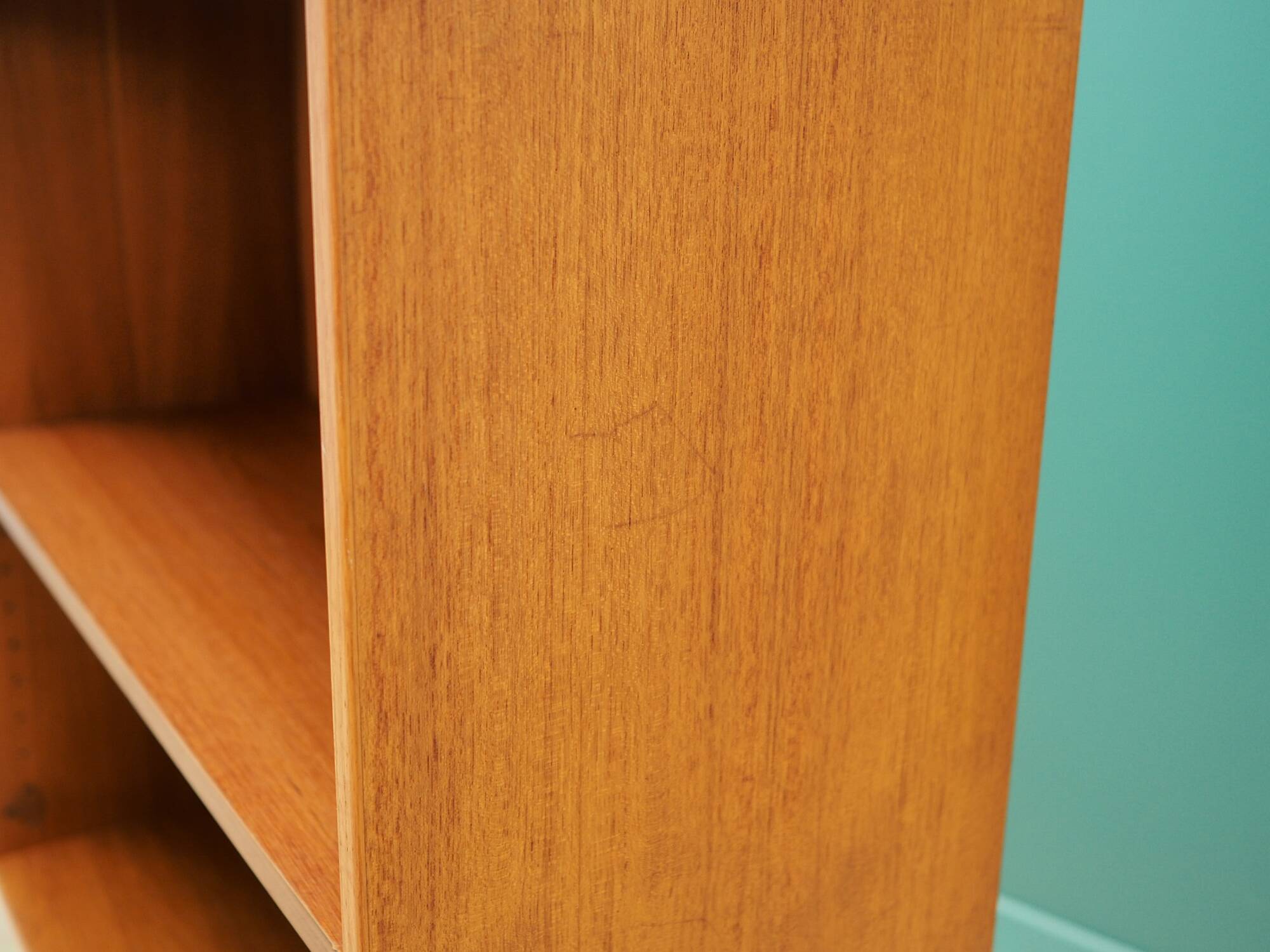 Teak bookcase, Danish design, 1970s, manufacturer: Denka