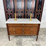 Louis XVI style mahogany chest of drawers