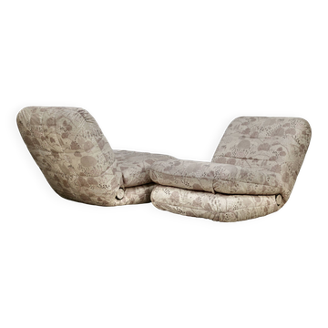 Pair of reclining armchairs. circa 1970