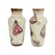 Couple West Germany Vases Bay Keramik Abstract Marble Pattern 606-20