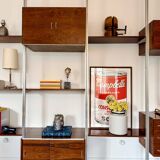 Modular bookshelf George Nelson & Associates OMNI system