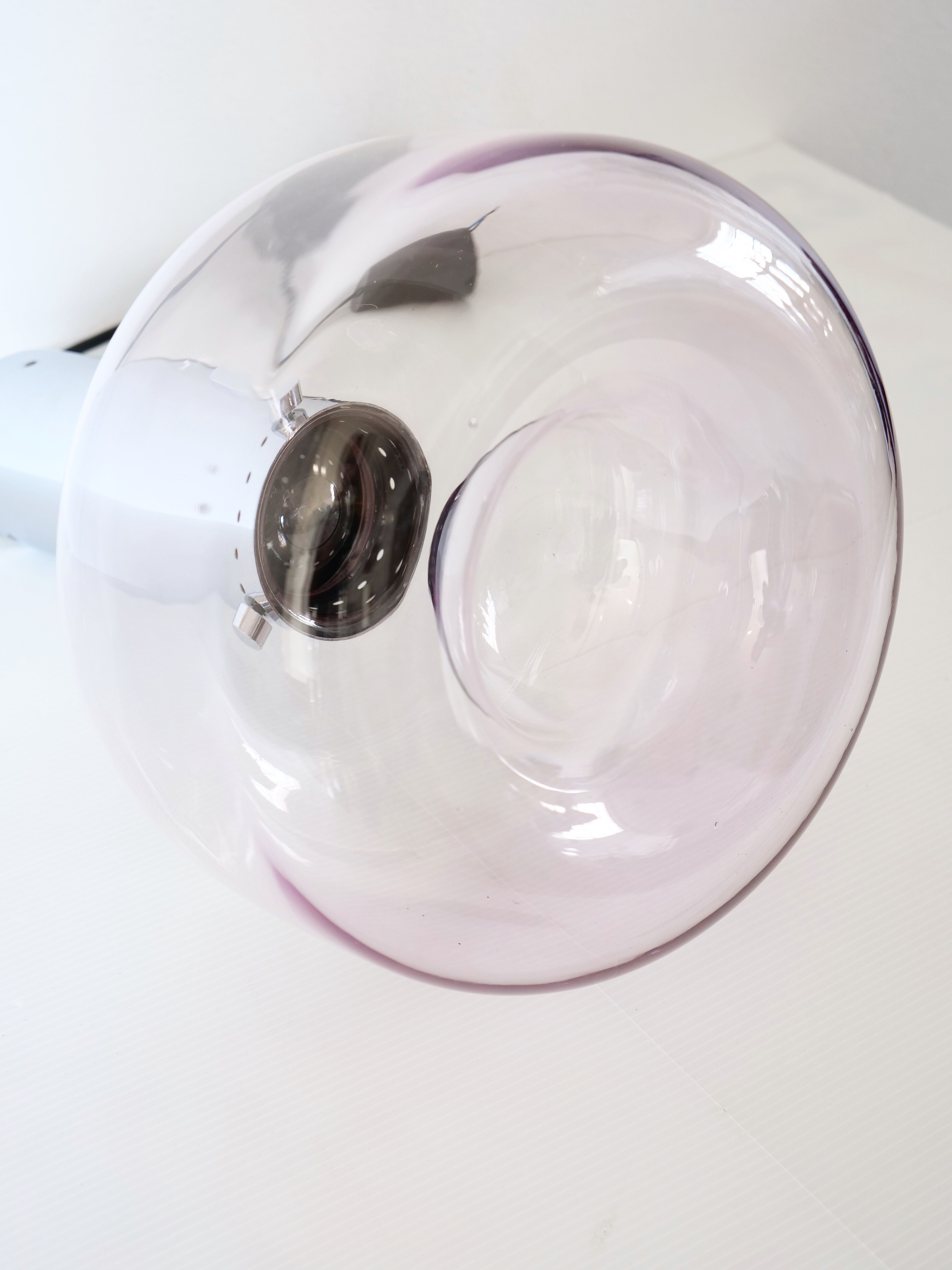 Organically shaped suspension glashütte limburg 1970