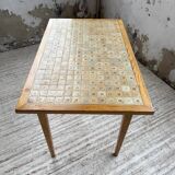 Scandinavian oak and ceramic table