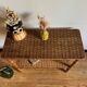 Vintage rattan shelf, console