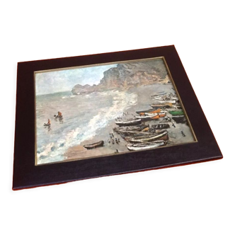 Black frame wood