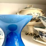 Blue opaline vase