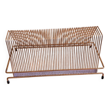 Gold metal vinyl holder